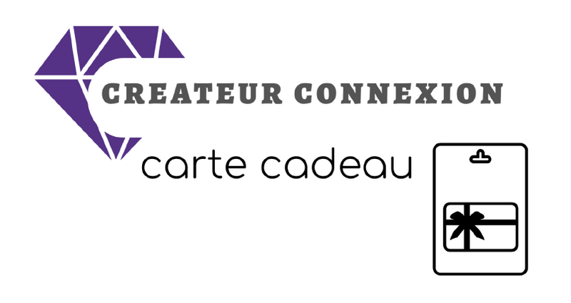 Carte cadeau Créateur Connexion